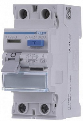 Устройство защитного отключения Hager 16 А 30 МА CD216J