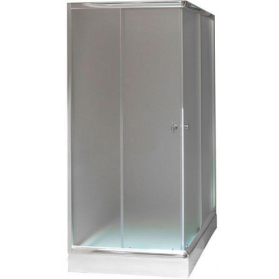 Душевая кабина UP! (Underprice) R-501 90x90 профиль хром, стекло матовое