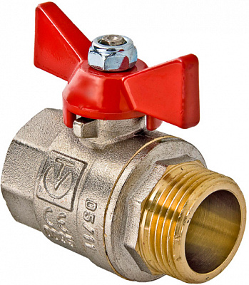 Кран шаровой Valvo Ду25 1 ВН бабочка