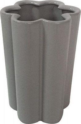 Ваза керамическая серая Облачко 1 18 см