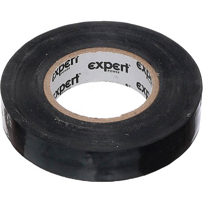 Изолента Expert Power ПВХ 0,13x15 мм 25 м черная ПВХ