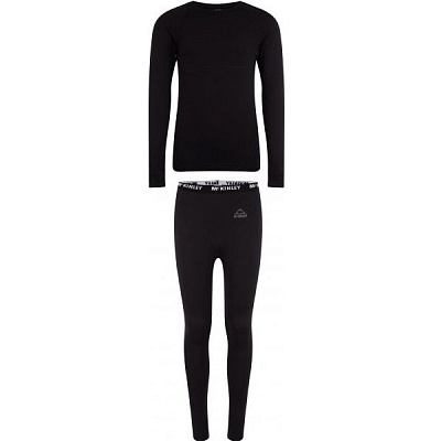 Комплект термобелья McKinley SET Dustin/Dylan jrs 294551-057 140 черный
