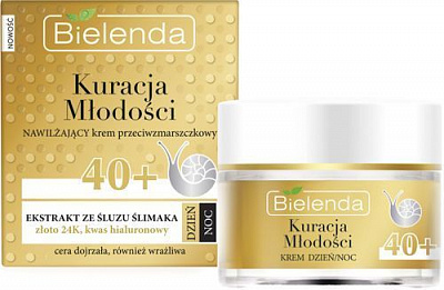 Крем для обличчя день-ніч Bielenda Kuracja Mlodosci Проти зморшок 50 мл