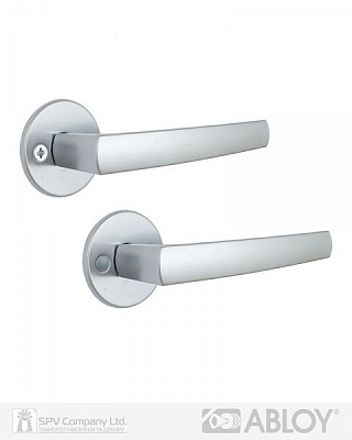 Ручка дверная Abloy POLARITA ZNHCR 16/001 FIN ROUND 40 мм матовый хром