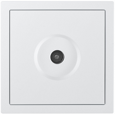 Механізм розетки TV прохідна HausMark Juna IP20 білий матовий 7041-0988-129