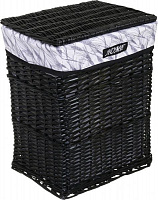 Корзинка плетеная Tony Bridge Basket с текстилем 51х37х56 см HQN20-3AB-1 