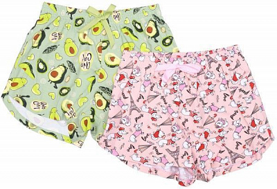 Комплект жіночий Levtam шорти домашні 2 шт. р. XL різнокольоровий