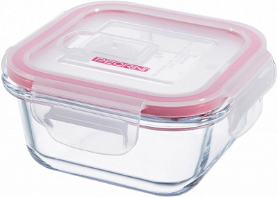 Контейнер харчовий квадратний 320 мл 12х12х5,3см 04GD221 Pedrini