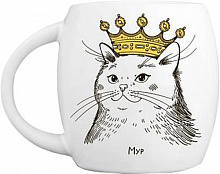 Чашка Кошка в короне 450 мл Orner