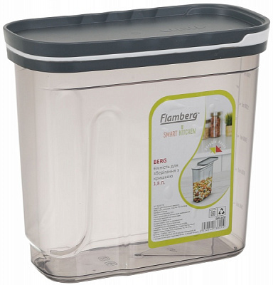 Емкость для хранения с кришкой BERG 1,8 л Flamberg