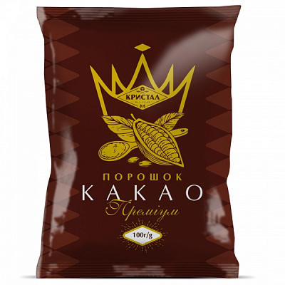 Какао-порошок Кристал Преміум 100 г