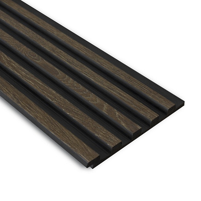 3D-панель MARCO decor 12010-336 коричневое дерево с черным 120х10х2900 мм (0,34 кв.м)