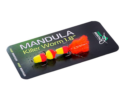 Мандула Prof Montazh поролоновая 910 Killer Worm 1.8 micro 45 мм 1 шт.