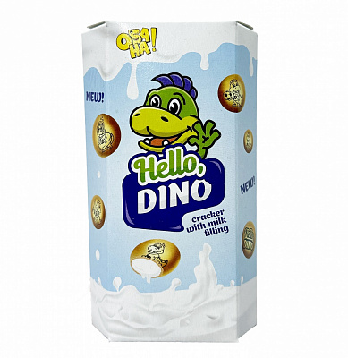 Крекер ОБА-НА HELLO DINO з молочною начинкою 50 г