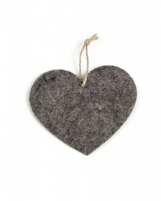 Декоративная гирлянда Сердце 1 м (войлок) 
