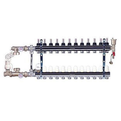 Комплект FADO S.r.l для підключення системи «тепла підлога» 12 виходів SEN12