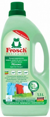 Стиральный порошок для машинной стирки Frosch редкий Яблоко 1,5 л