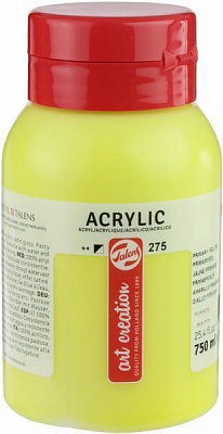 Краска акриловая (275) Первичный желтый 750 мл Talens Art Creation Royal Talens