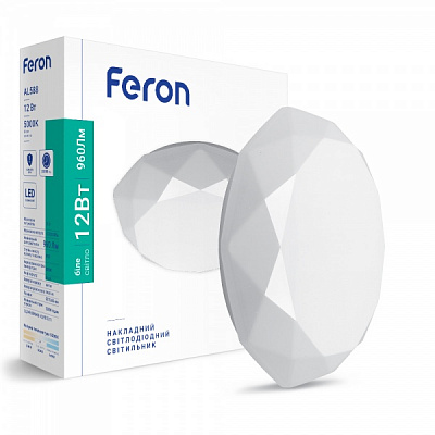 Светильник настенный Feron AL588 12 Вт белый 