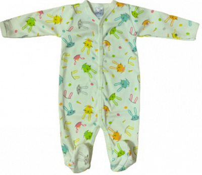 Комбинезон детский унисекс Моя планета зайцы Кмб302-4 р.68 белый 