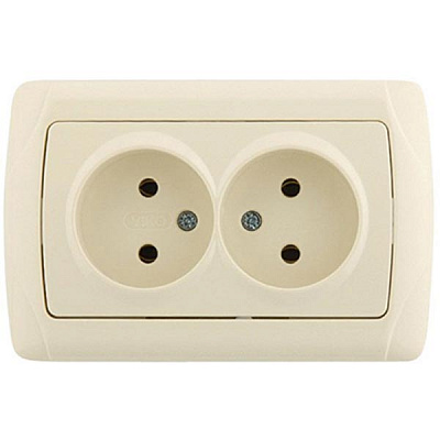 Розетка Viko Carmen 25.08.0065 кремова