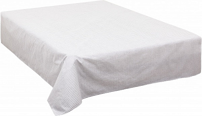 Простирадло 1.5 Basic Північне сяйво преміум 160x220 см сірий Luna