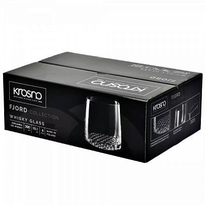 Набор стаканов для виски FJORD 300 мл 6 шт. Krosno 