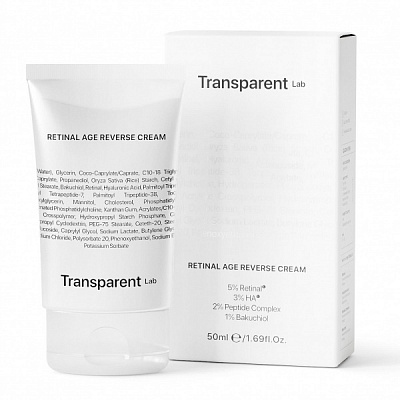 Крем для обличчя нічний TRANSPARENT-LAB проти старіння 50 мл