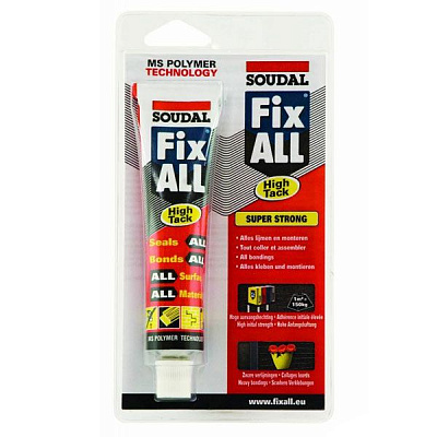 Клей-герметик Soudal Fix All High Tack 80 мл белый