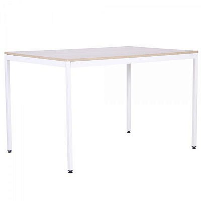 Стол обеденный AMF Art Metal Furniture Норд каркас разборный белый беж 