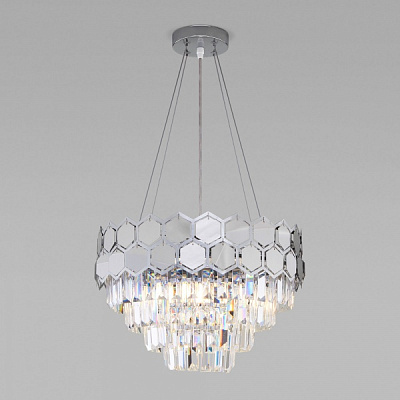 Люстра підвісна Strotskis Ariana 5x60 Вт E14 хром 10113/5 (хром)