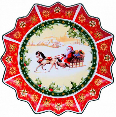 Блюдо круглое 986-070Christmas Collection Lefard 
