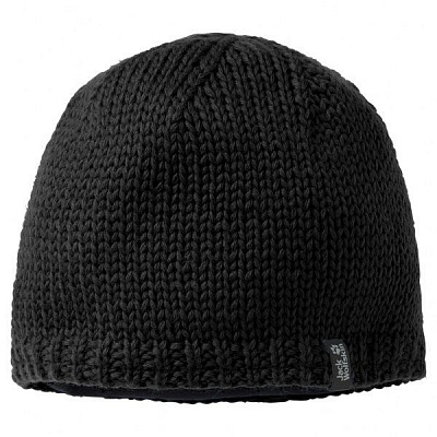 Шапка Jack Wolfskin STORMLOCK KNIT CAP 1901961-6000 L черный