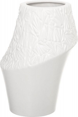 Ваза фаянсова Surface 21х19,5х30 см біла Jomaze