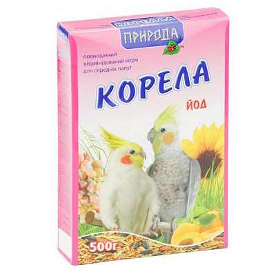 Корм Природа Корелла + Йод 500 г 