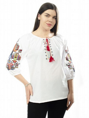 Вишиванка Едельвіка р. XL білий 187-20/09