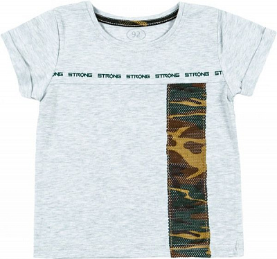 Детская футболка Фламинго р.116 серый 704-416 