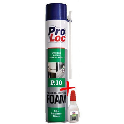 Пена монтажная ProLoc P10 750мл + супер-клей 25 мл в подарок