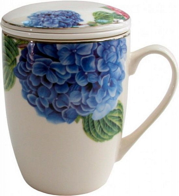 Чашка-заварник Hortensie Color с фильтром 400 мл A0521-S3-20 Astera