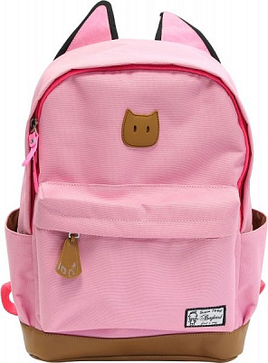Рюкзак з вушками рожевий