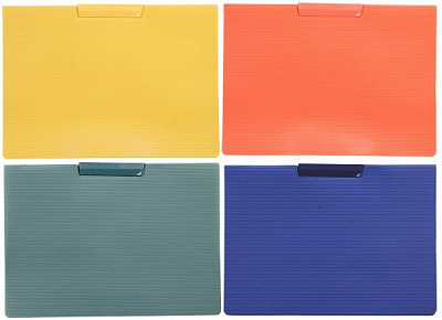 Папка з притиском з боковим затиском А4 500 мкн непрозора колір в асортименті 5103 NORMA