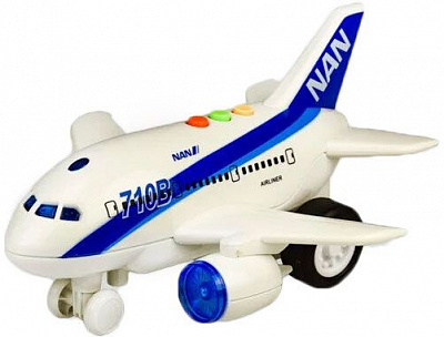 Літак Автопром музичний з ефектами 1:200 7912AB