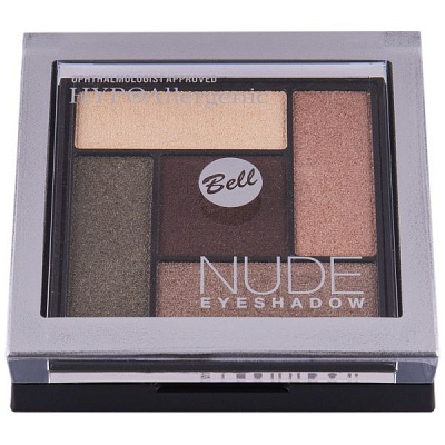 Тени для век Bell атласно-кремовые Hypo Allergenic 4 5 г