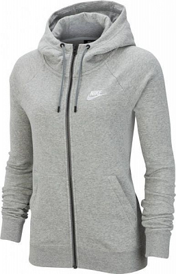 Джемпер Nike W NSW ESSNTL FLC FZ HOODIE BV4122-063 р. S сірий