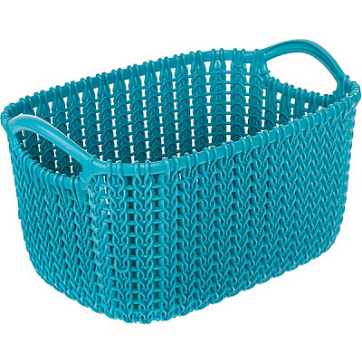 Корзина для хранения пластиковая Curver 230778 Knit XS прямокутний 250x175x140 мм