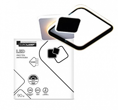 Люстра светодиодная Eurolamp акрил A61 90 Вт белый LED-LS-90-A61 