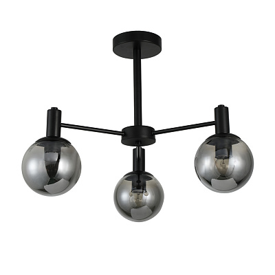 Люстра потолочная ARDERO Neapol 3x15 Вт E27 черный BL1530-1