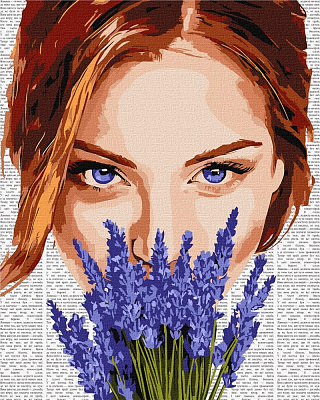 Картина за номерами Барвиста поезія: Лаванда 40x50 см Ideyka