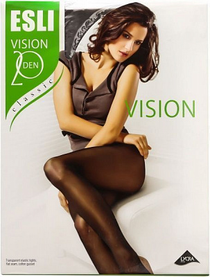 Колготки ESLI VISION 20 den marrone р. 5 шоколадный 