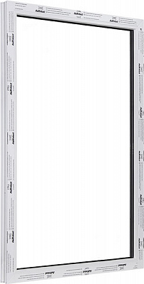 Окно глухое ALMplast 60 850x1410 мм без открывания